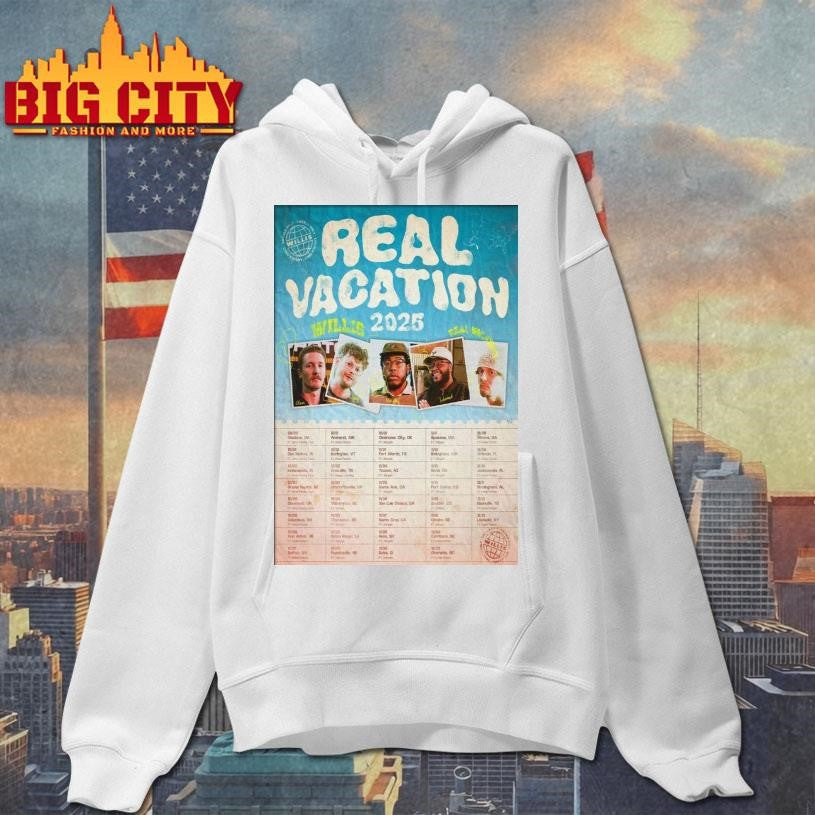 Willis Real Vacation Tour 2025 Poster Shirt