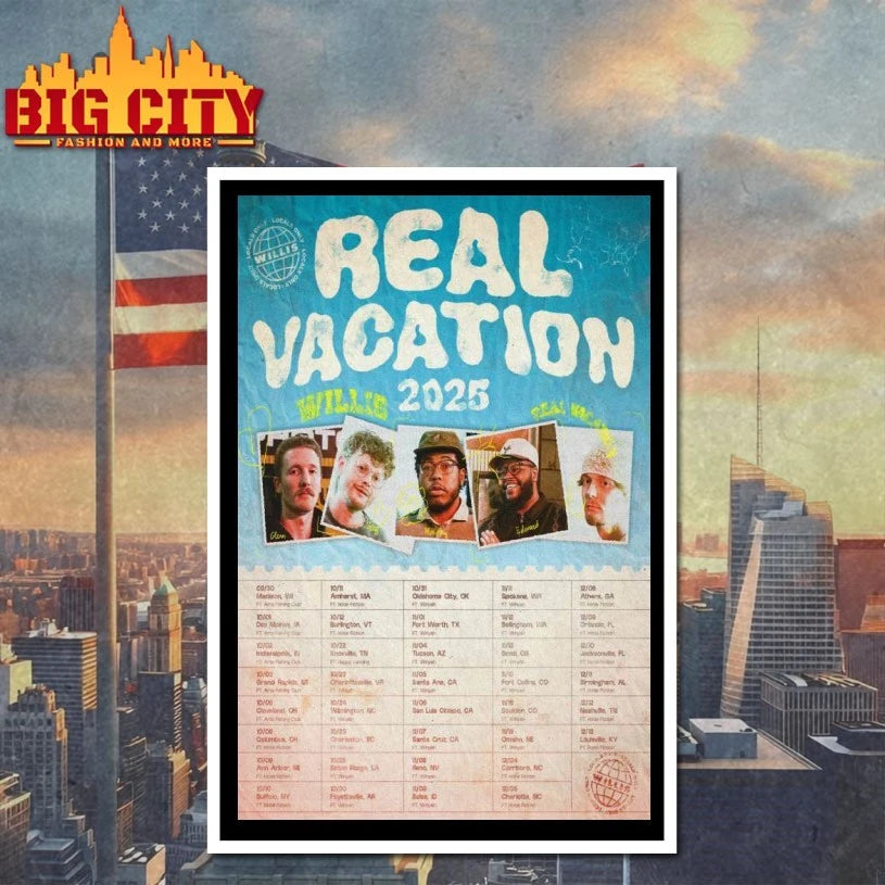 Willis Vacation Tour Date Poster Shirt