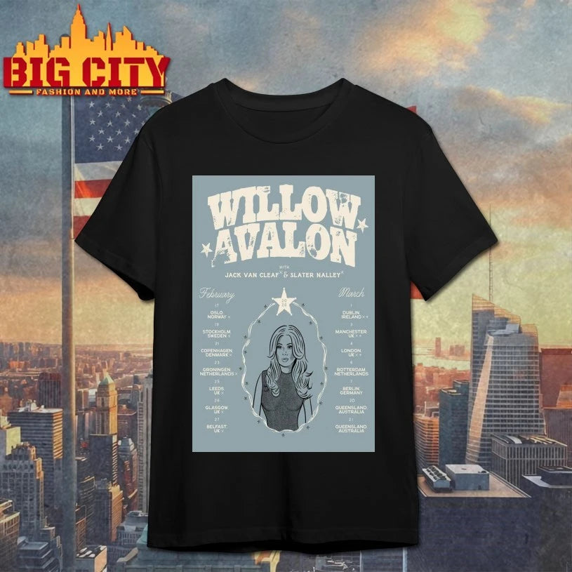 Willow Avalon 2026 Tour Fall Poster shirt