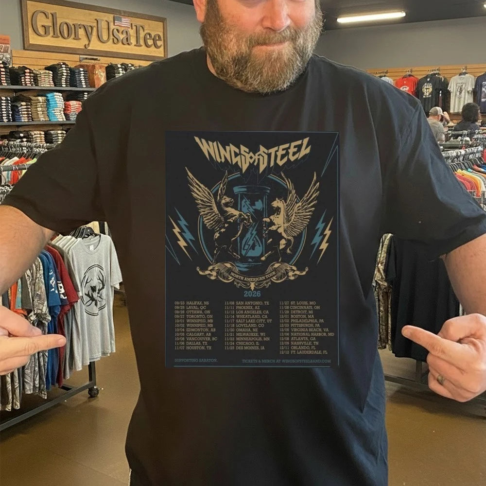 Wind Rose Tour Dates Poster North American Tour Across USA &amp; Canada Fall 2026 Shirt