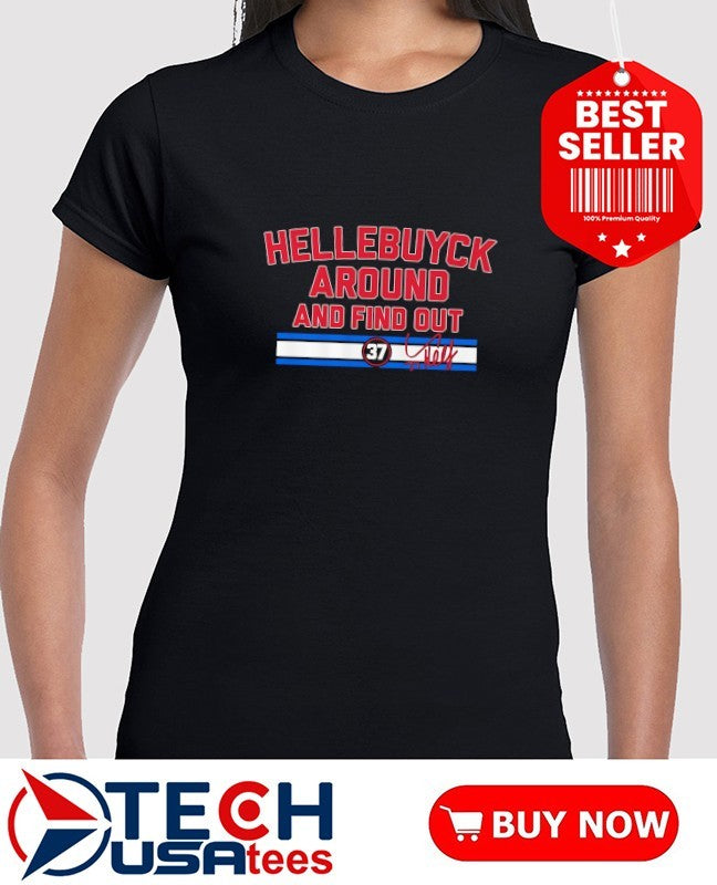 Winnipeg Jets Connor Hellebuyck around and find out #37 signature shirt