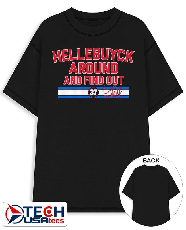 Winnipeg Jets Connor Hellebuyck around and find out #37 signature shirt