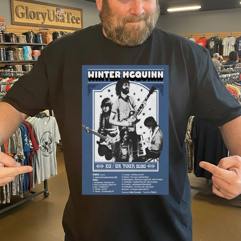 Winter McQuinn EU-UK Tour 2026 Poster Shirt