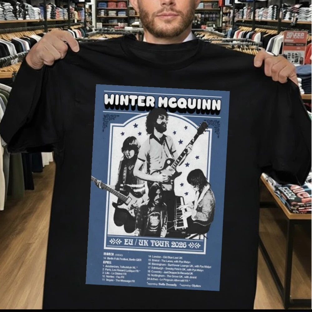 Winter McQuinn EU-UK Tour 2026 Poster Shirt