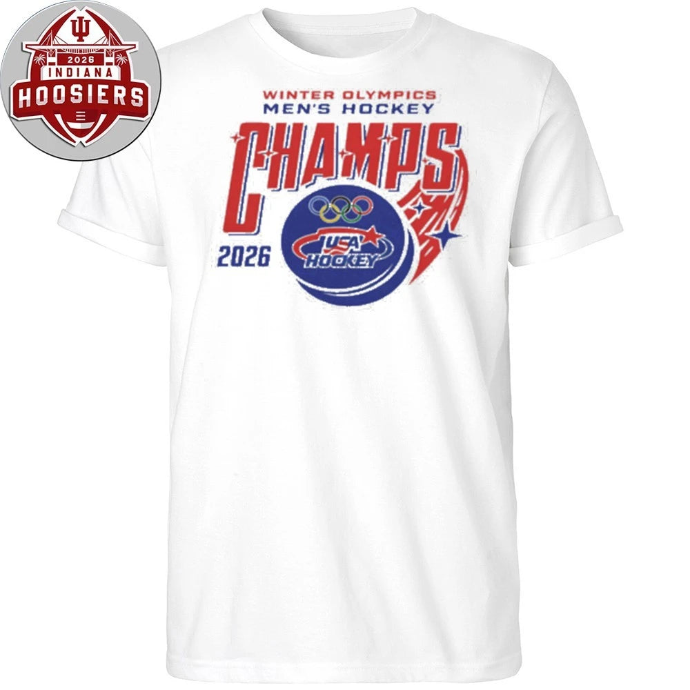 Winter Olympics Men’s Team USA Hockey Champions 2026 T-Shirt