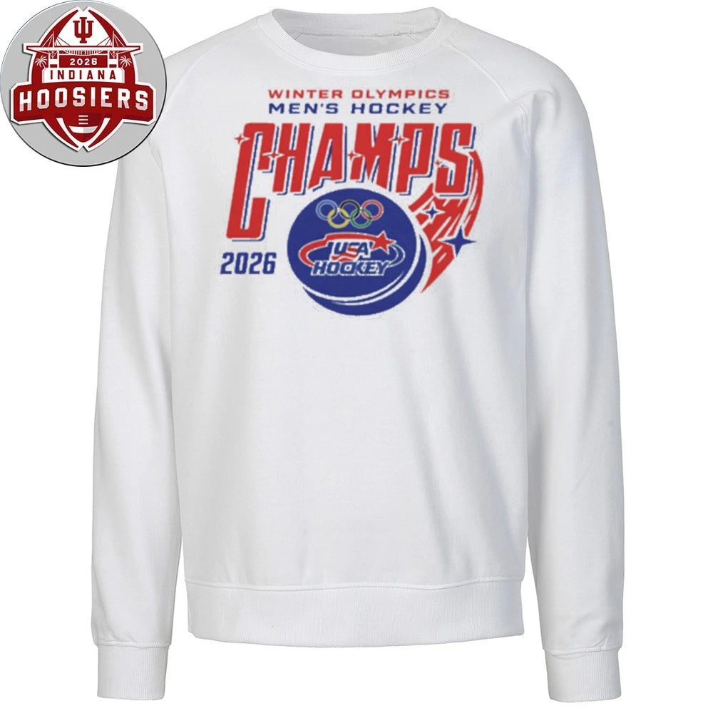 Winter Olympics Men’s Team USA Hockey Champions 2026 T-Shirt
