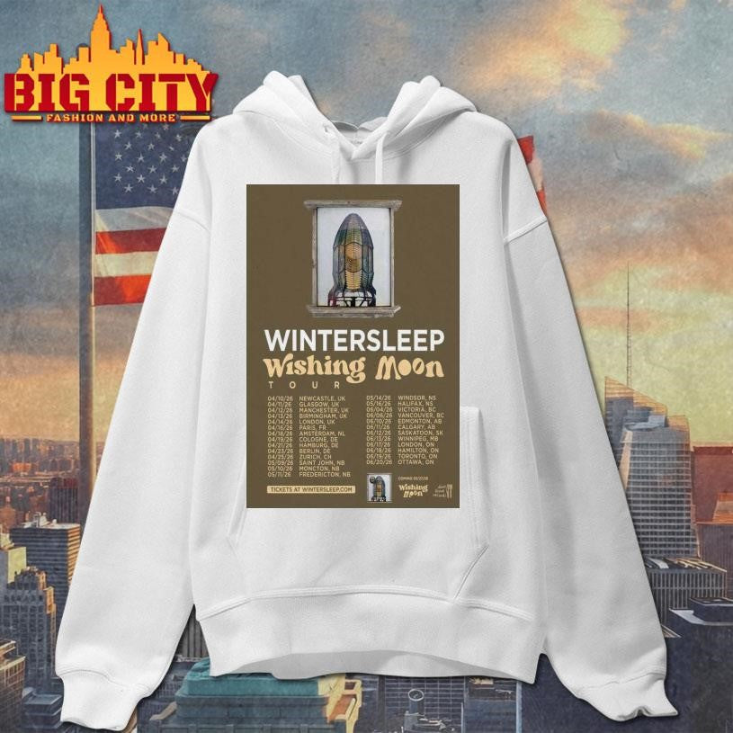 Wintersleep Wishing Moon Tour 2026 Poster shirt