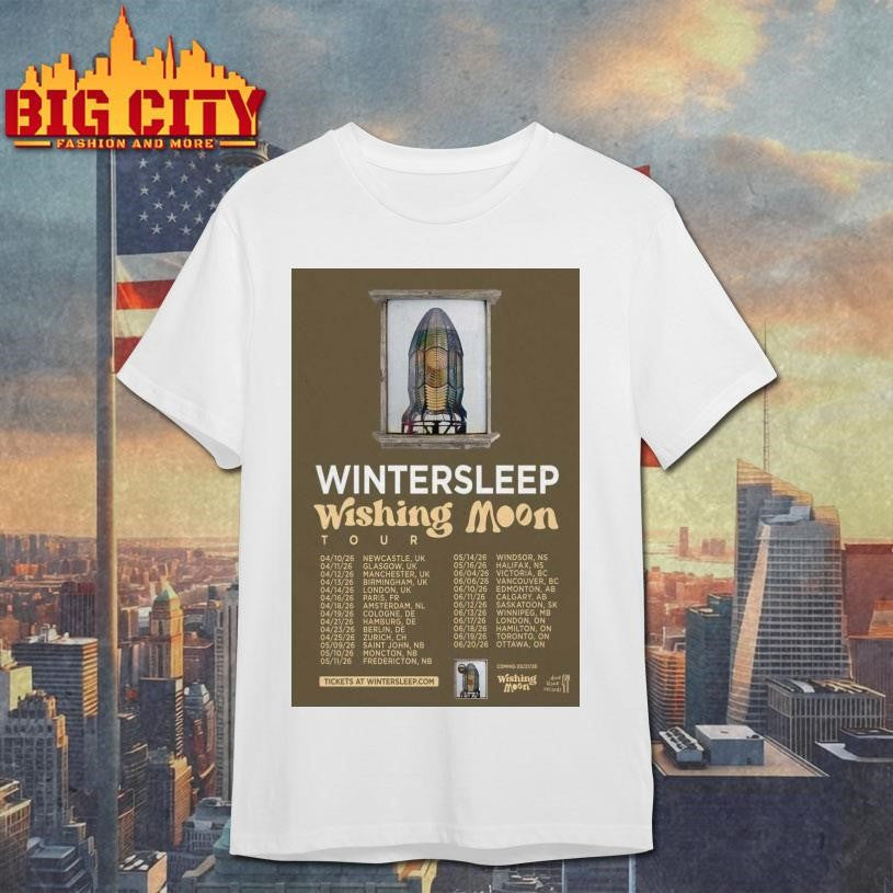 Wintersleep Wishing Moon Tour 2026 Poster shirt