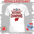 Wisconsin Badgers 2026 NCAA Women’s Ice Hockey Frozen Four National Champions Shirt