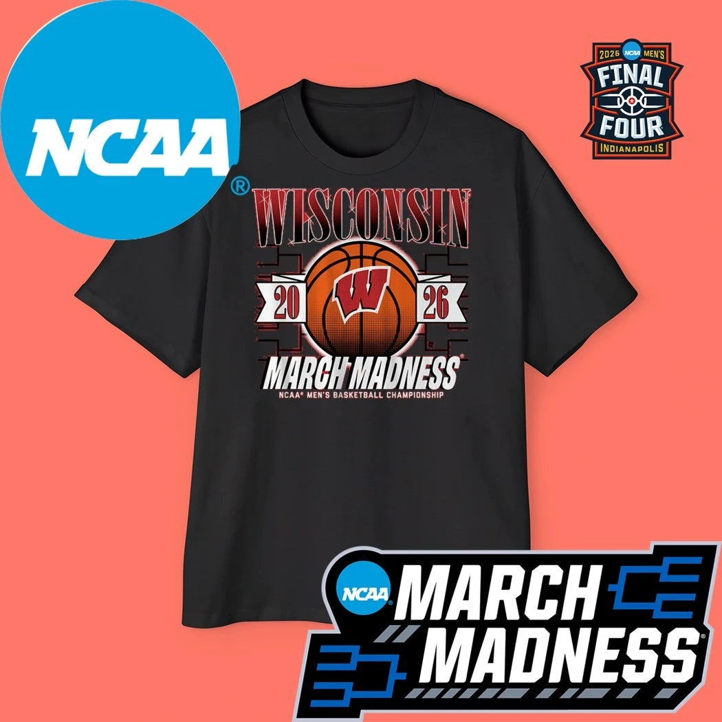 Wisconsin Badgers MBB 2026 NCAA Women’s Basketball Championship March Madness Logo Shirt