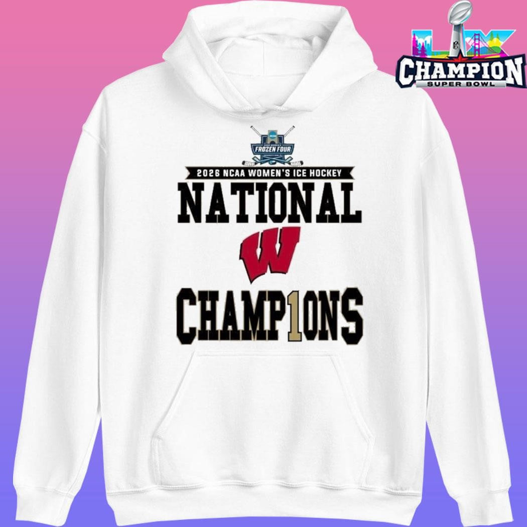 Wisconsin Badgers Women’s Ice Hockey 2026 National Champions Locker Room Shirt