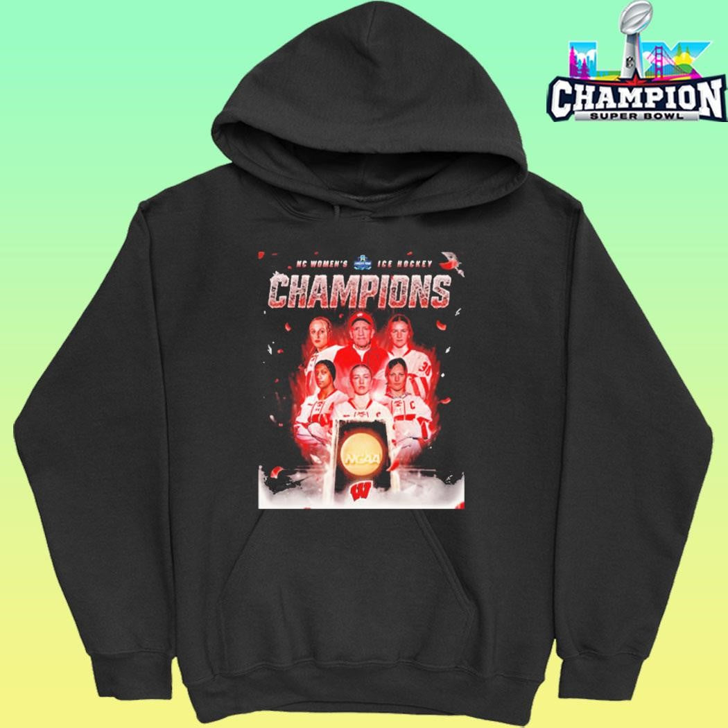 Wisconsin Badgers Women’s Ice Hockey National Champions 2026 Ncaa Frozen Four Shirt