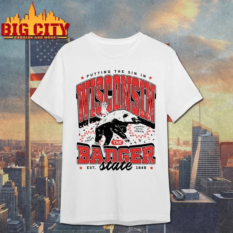 Wisconsin Max Collegiate Heavyweight shirts