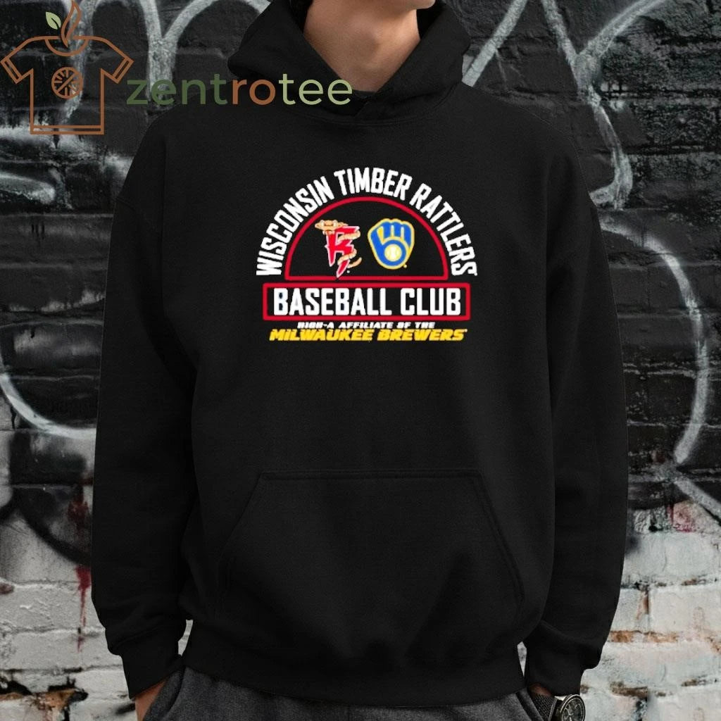 Wisconsin Timber Rattlers Baseball Club High A Affiliate Milwaukee Brewers tee