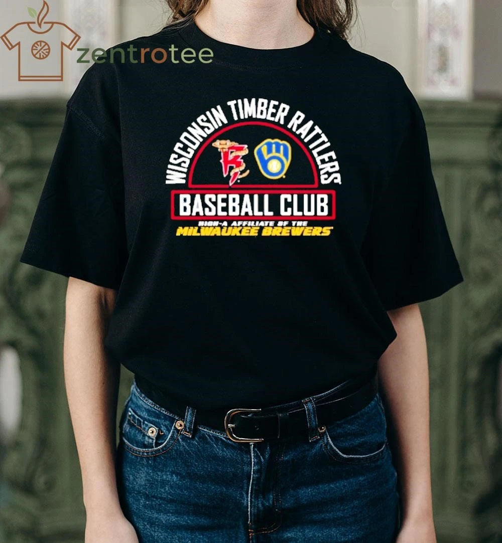 Wisconsin Timber Rattlers Baseball Club High A Affiliate Milwaukee Brewers tee