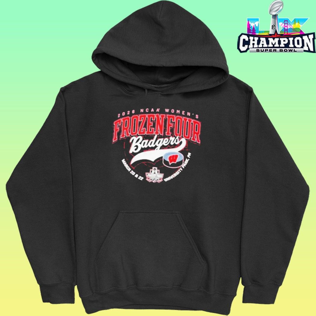 Wisconsin badgers women’s hockey winner national champions NCAA frozen four 2026 shirt