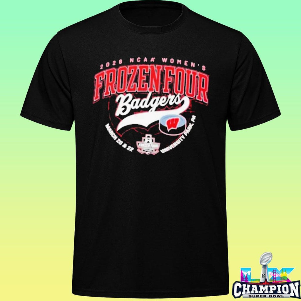 Wisconsin badgers women’s hockey winner national champions NCAA frozen four 2026 shirt