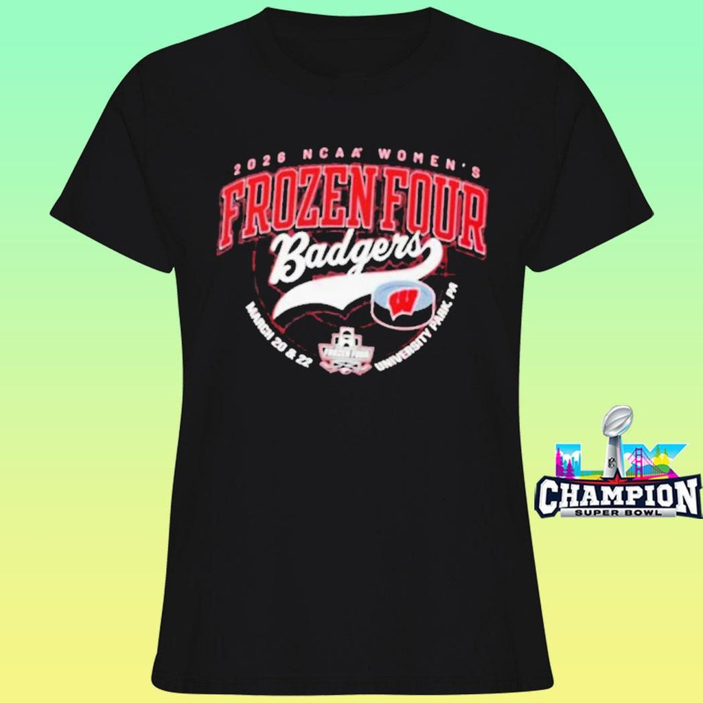 Wisconsin badgers women’s hockey winner national champions NCAA frozen four 2026 shirt