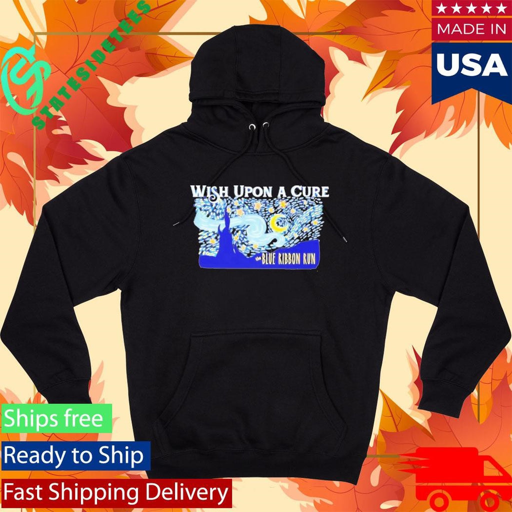 Wish Upon A Cure The Blue Ribbon Run Shirt