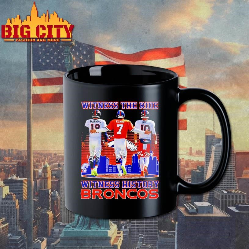 Witness The Ride Witness History Broncos 2025 Shirt