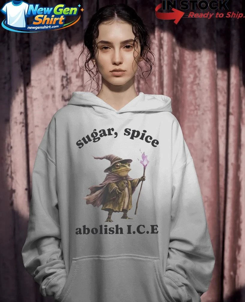 Wizard Frog Sugar Spice Abolish ICE 2026 Shirt