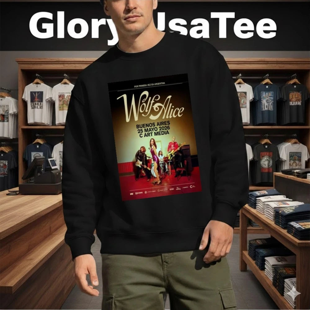 Wolf Alice May 25 2026 Tour Argentina Poster Shirt