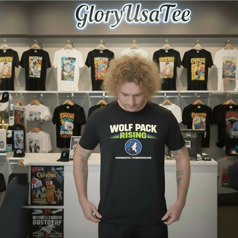 Wolf Pack Rising Minnesota Timberwolves Vintage Playoff Shirt