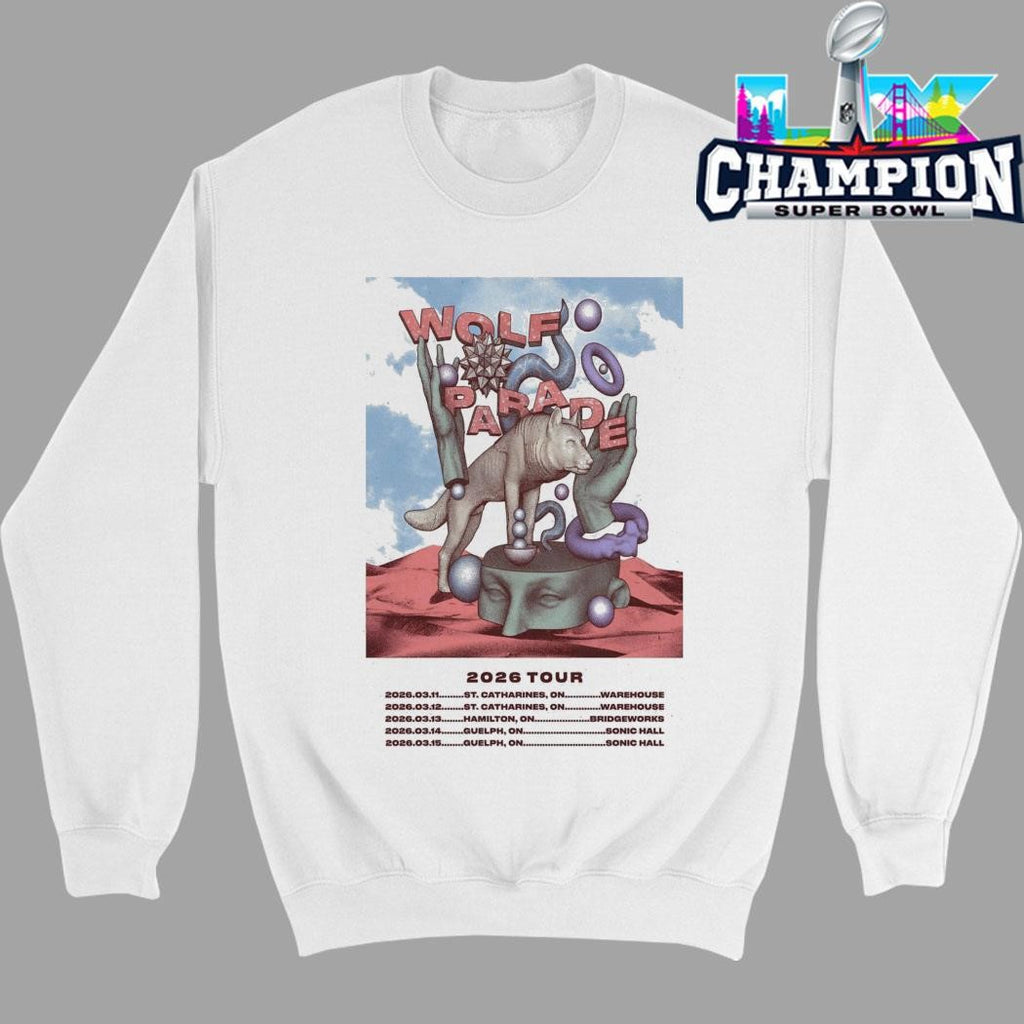 Wolf Parade Tour March 2026 Shirt