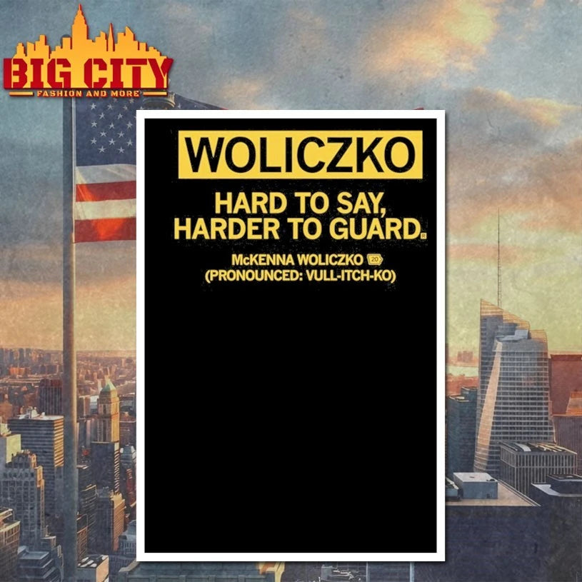 Woliczko Hard To Say Harder to guard shirt