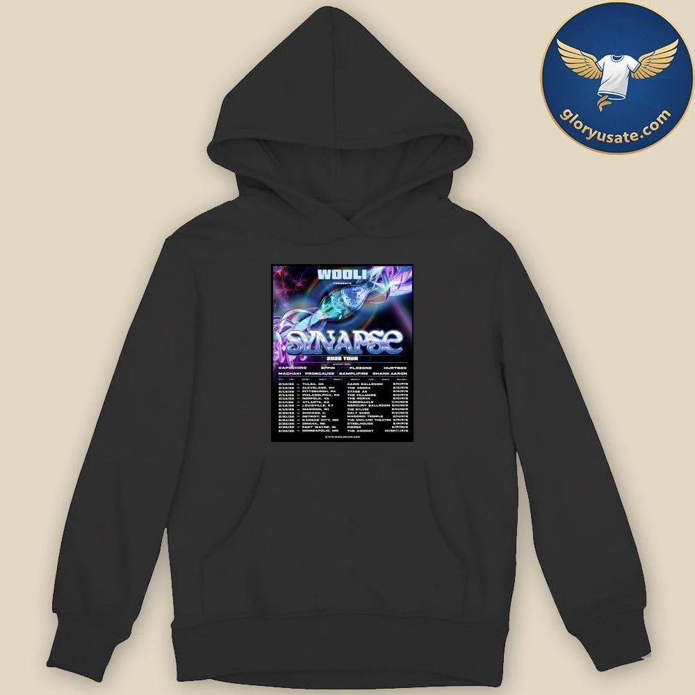 Wooli Presents Synapse 2026 Tour Poster Shirt