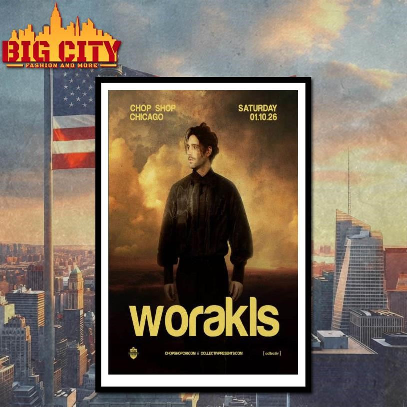 Worakls Tour 2026 Chicago IL Poster Shirt