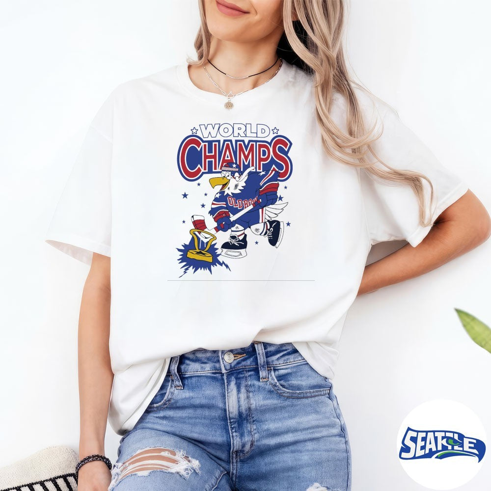 World Champs Eagle USA Hockey 2026 Winter Olympics Mascot shirt