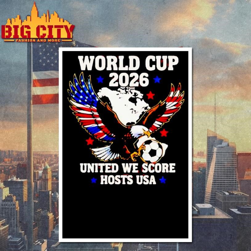World Cup 2026 United We Score Hosts Usa Shirt