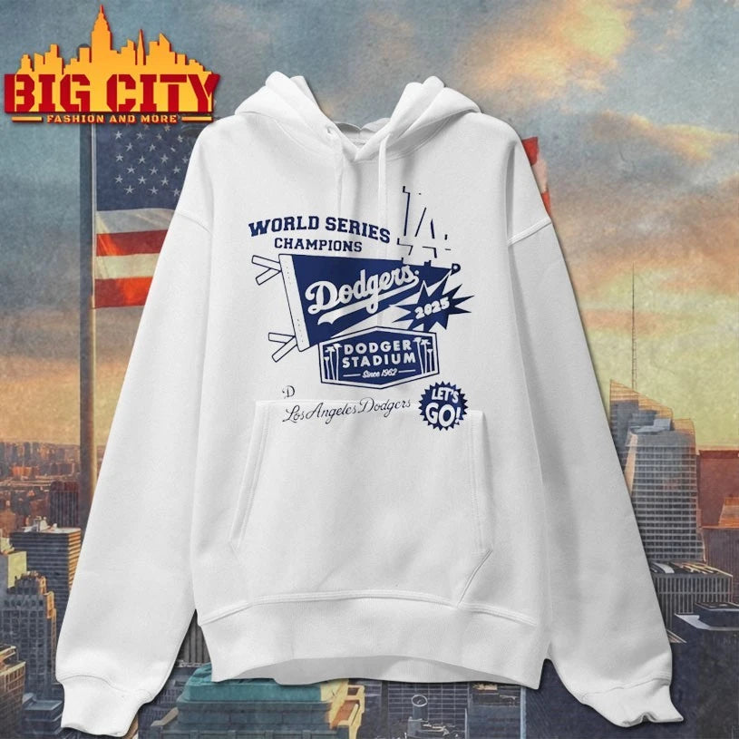 World Series Champions Los Angeles Dodgers Champions Dodger Stadium Let’s go shirt