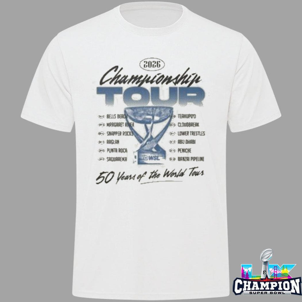 World Surf League Championship Tour 2026 Shirt