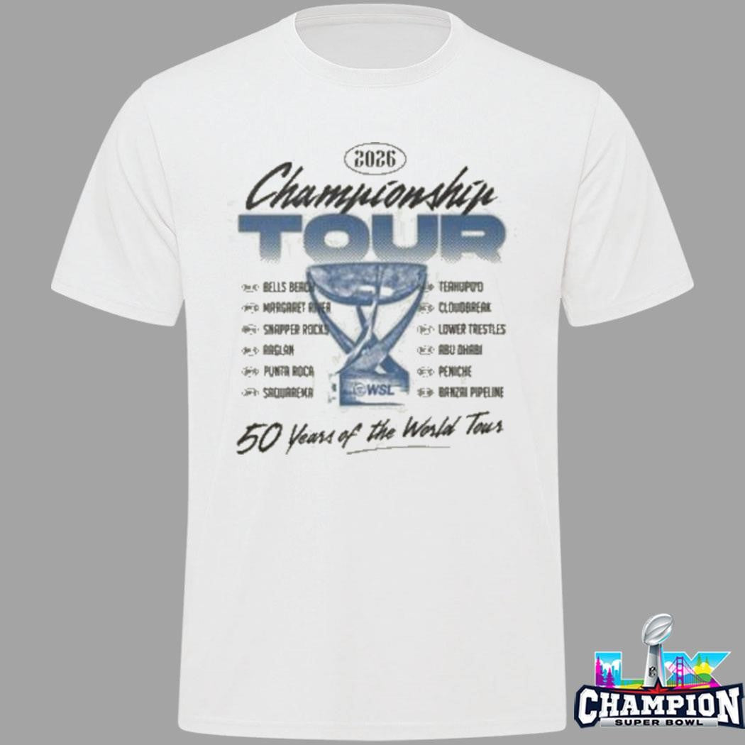 World Surf League Championship Tour 2026 Shirt