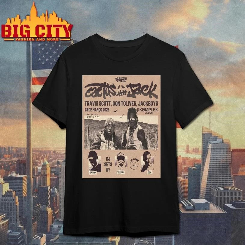 Wrap X Cactus Jack Show With Travis Scott Don Toliver And Jackboys On March 28 2026 Poster Shirt