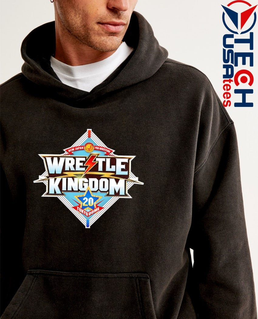 Wrestle Kingdom 20 New Japan Pro Wrestling Tokyo Dome logo shirt