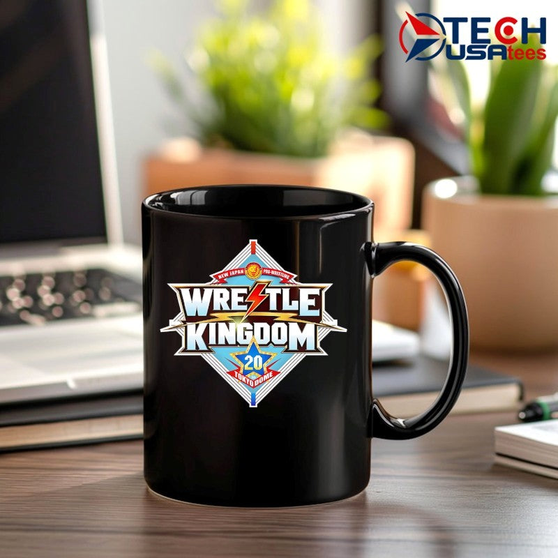 Wrestle Kingdom 20 New Japan Pro Wrestling Tokyo Dome logo shirt