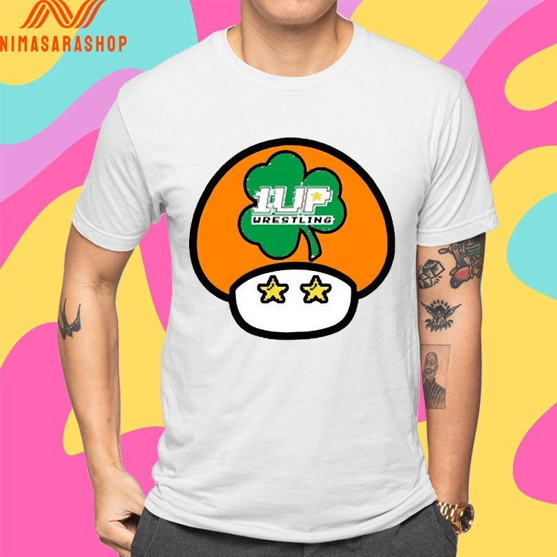 Wrestling 1Up Mushroom Shirts