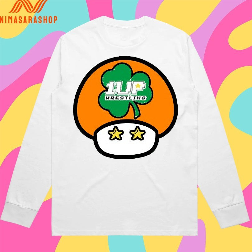 Wrestling 1Up Mushroom Shirts