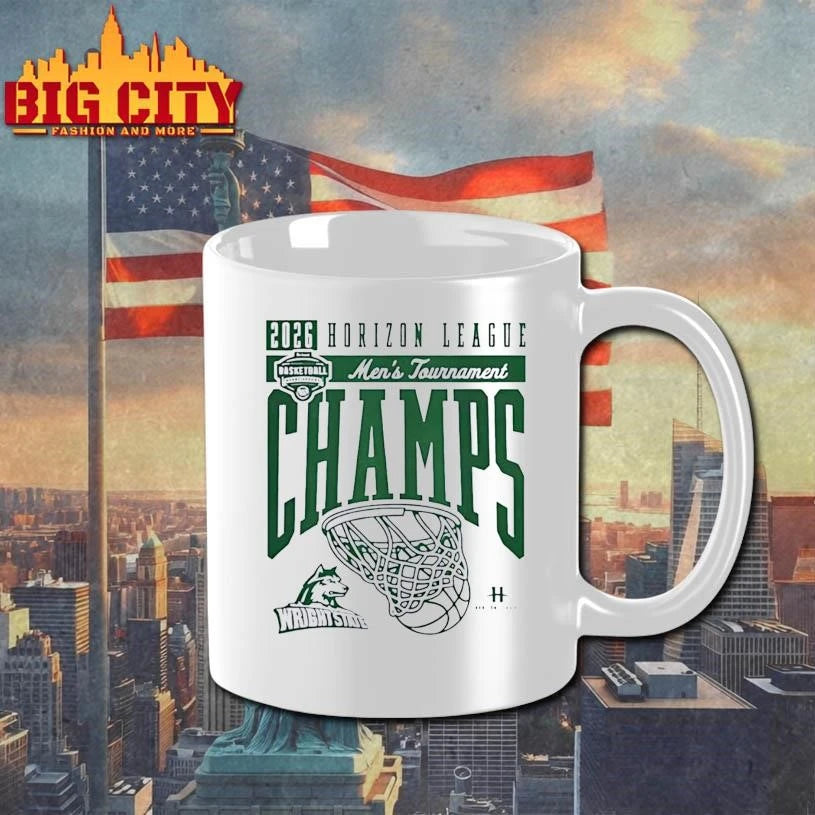 Wright State Basketball 2026 Horizon League Men’s Tournament Champions Shirt