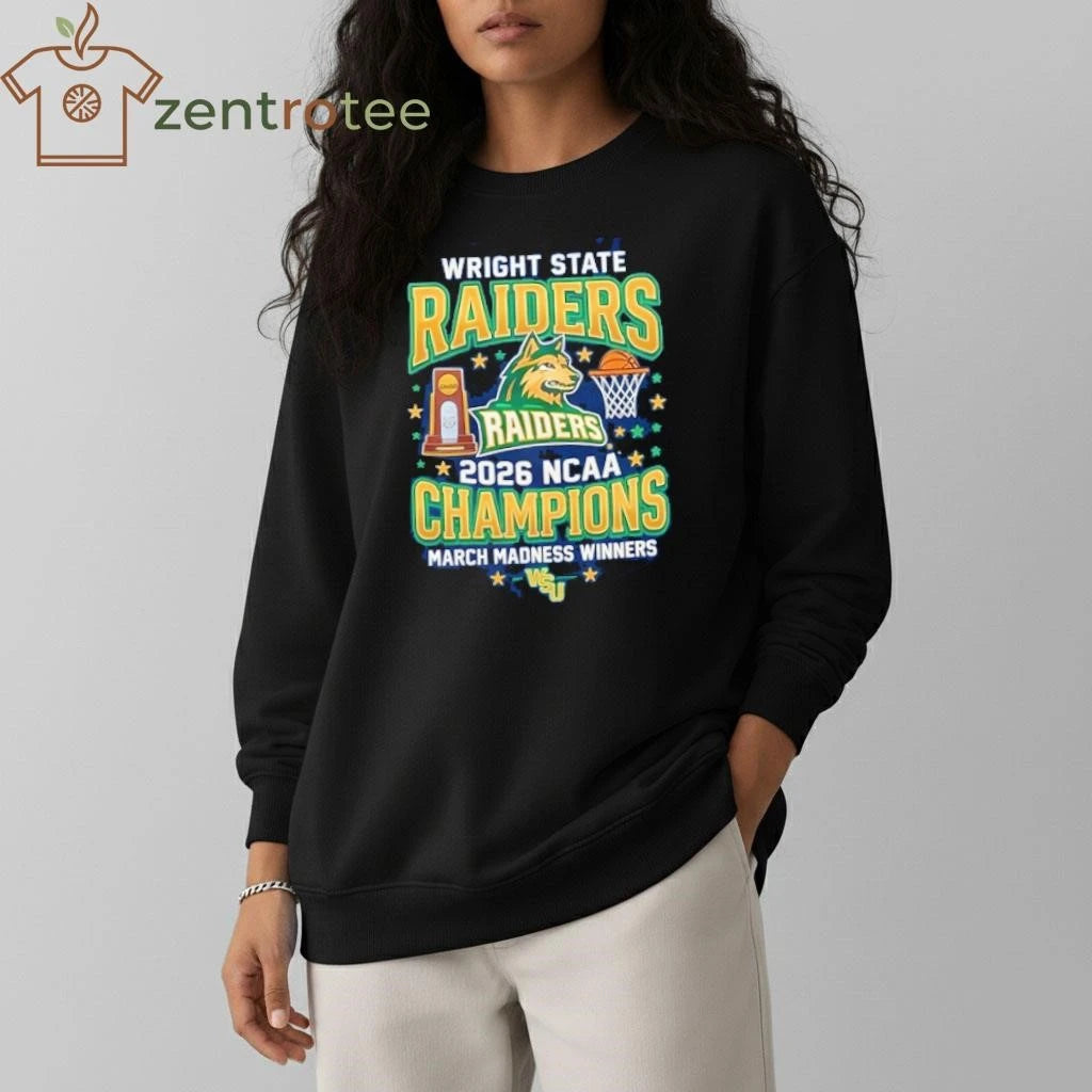 Wright State Raiders 2026 NCAA National Champions T-Shirt – Official Victory Edition