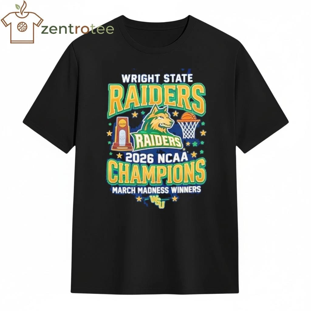 Wright State Raiders 2026 NCAA National Champions T-Shirt – Official Victory Edition
