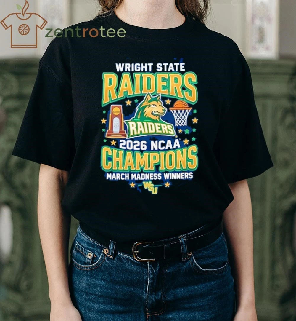 Wright State Raiders 2026 NCAA National Champions T-Shirt – Official Victory Edition