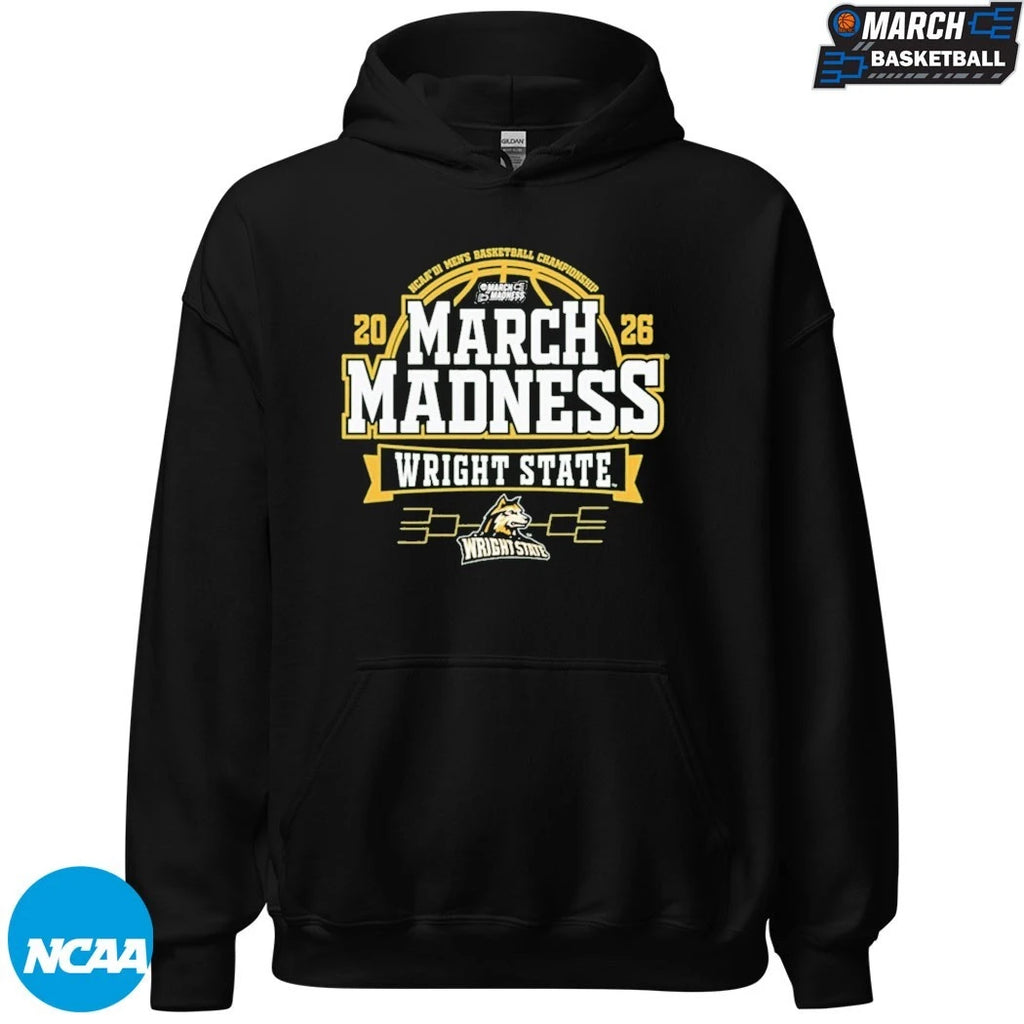 Wright State Raiders Green 2026 NCAA Men’s Basketball March Madness Bound T-Shirts