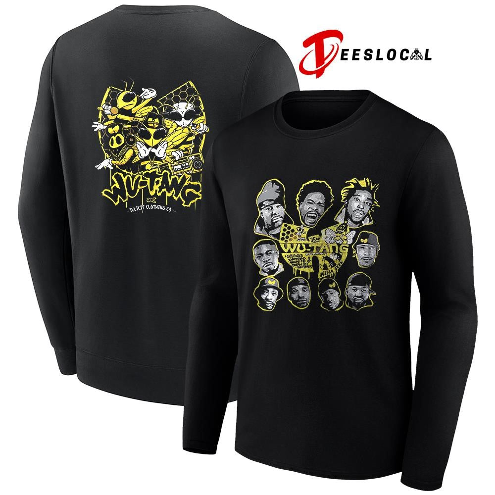 Wu Tang Clan The Final Chamber heads mascot graphic shirt