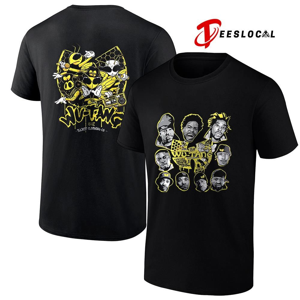 Wu Tang Clan The Final Chamber heads mascot graphic shirt