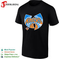 Wu Tang Clan x New York Knicks Logo Mashup NBA shirt