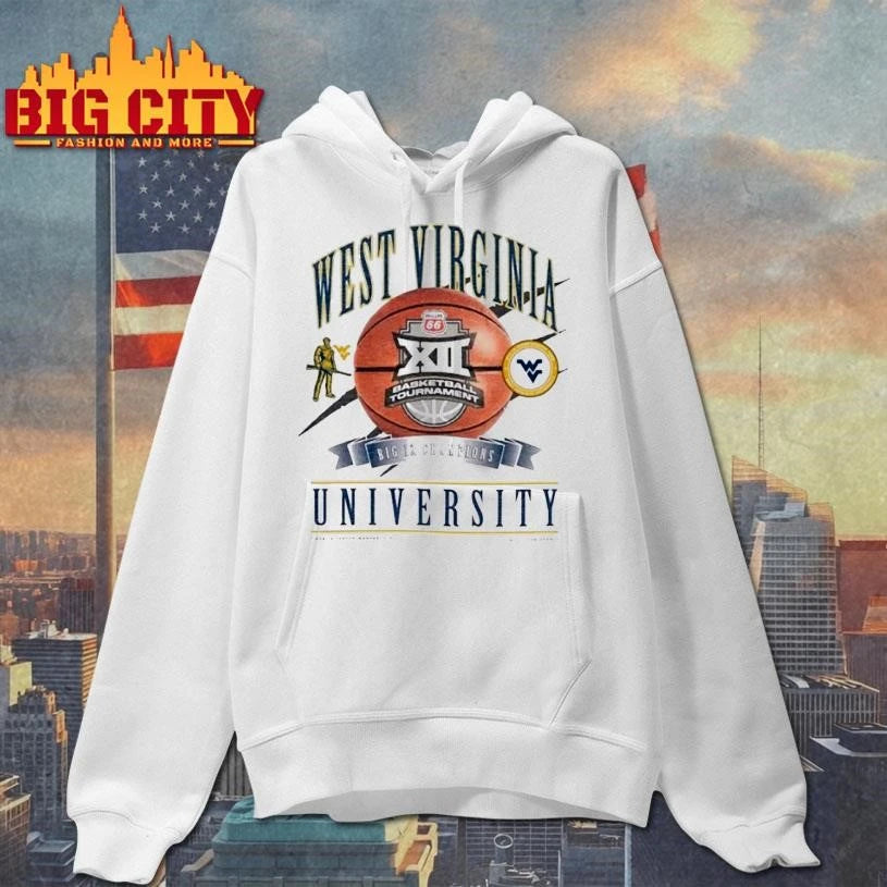 Wvu Womens Basketball New Era 2026 Big 12 Tournament Champions Shirt